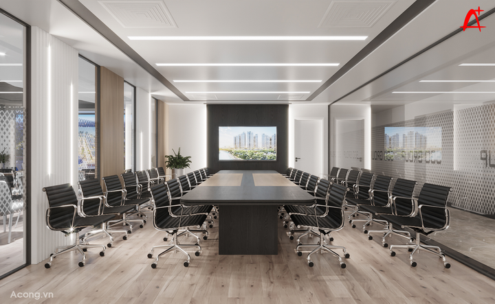 Thiết kế nội thất văn phòng SGO: phòng họp